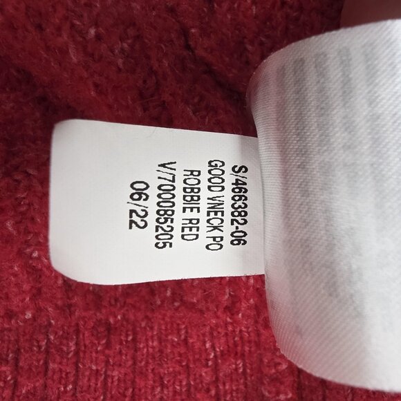 Old Navy Sweater Womens 2X Robbie Red V Neck Pullover Soft Knit Cozy Oversized - Picture 7 of 10